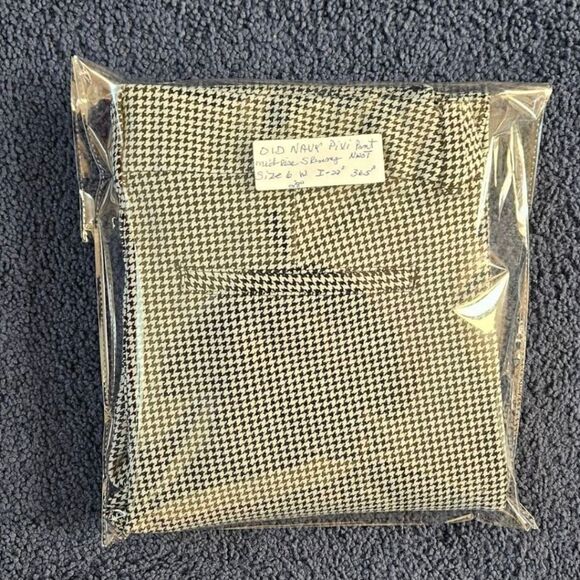 OLD NAVY New Womens Houndstooth Mid- Rise Tall Skinny Pixi Pant Size 6 - Picture 13 of 14